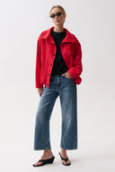 LIBERTY FUNNEL NECK JACKET - NEGRONI