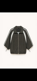 Berry Sport Chic Zip Jacket