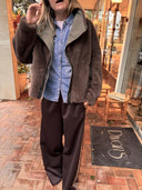 Reversible Faux Fur Jacket