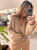 Chunky Sleeve Cardigan