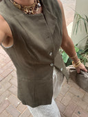 Tailored Longline Vest