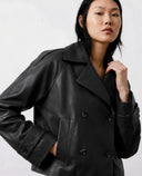 HANNA - BLACK      leather jacket