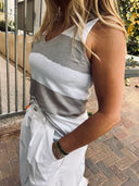 Stripe Linen Tank