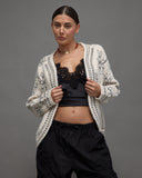 Embroidered Knit Cardigan