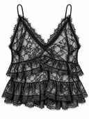 Midnight Lace Cami