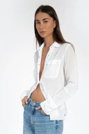 White classic gauze shirt