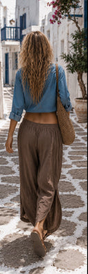 Mykonos Breeze Linen Pants