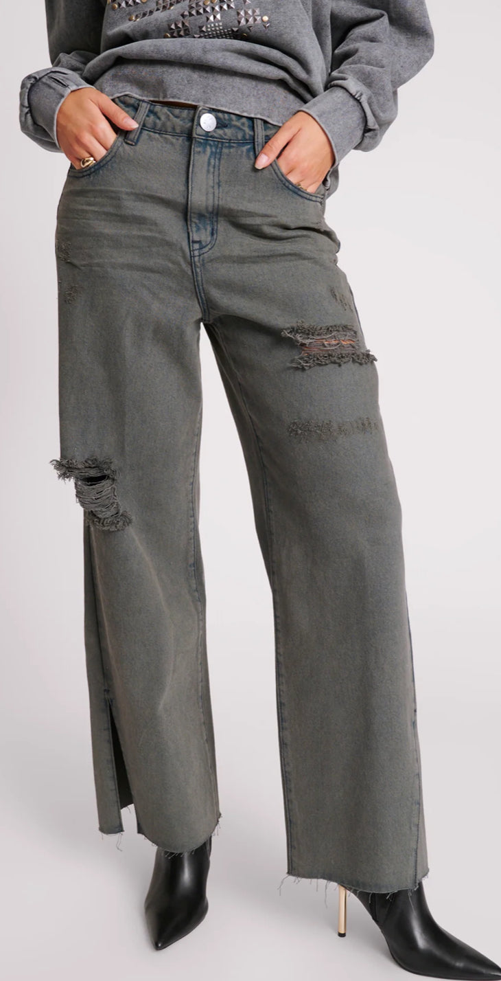 STORME STRAIGHT LEG MID WAIST DENIM BILLIE JEANS