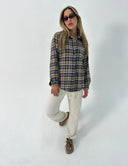 PLAID FLEECE-LINED SHIRT