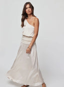 THE ISLA MAXI DRESS CHAMPAGNE