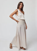 THE ISLA MAXI DRESS CHAMPAGNE