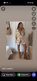 Terra Print Mini Dress