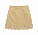 LACE WRAP MINI SKIRT