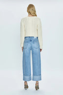 RYDER HIGH RISE CUFFED JEAN - ESSEX