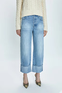 RYDER HIGH RISE CUFFED JEAN - ESSEX
