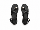 Luna Gold Accent Flat Sandals