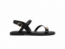 Luna Gold Accent Flat Sandals