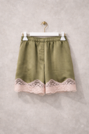 Lace Satin Shorts