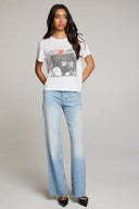 MICK & KEITH ROLLING STONES GRAPHIC TEE | WHITE