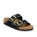 BIRKENSTOCK ARIZONA RIVET BORDER BLACK