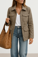 Herringbone Utility Jacket