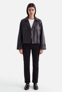 HANNA - BLACK      leather jacket