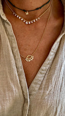 Evil Eye Elegance Long Necklace