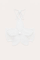 Flower Crochet Halter Top