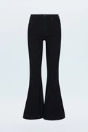 KINSLEY MID RISE ULTRA FLARE JEAN - BLACK INK