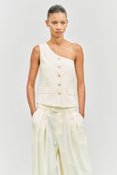 One-shoulder top