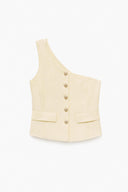One-shoulder top