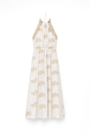 paisley embroider dress