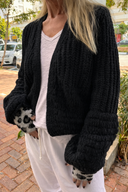 Chunky Sleeve Cardigan
