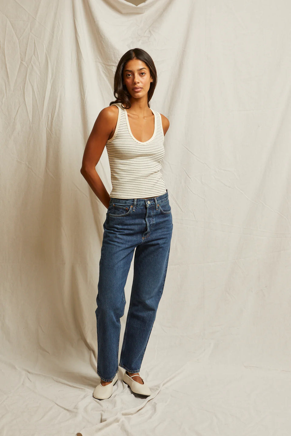 maria navy stripes