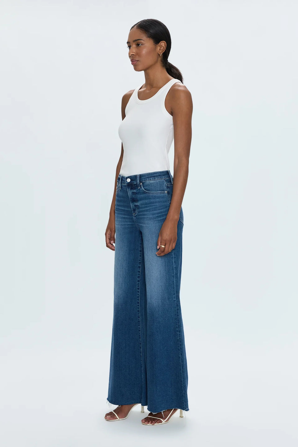 IZZY MID RISE WIDE JEAN - STUDY