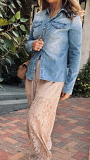 Soft Lace Jogger Pants