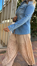 Soft Lace Jogger Pants
