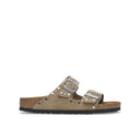 BIRKENSTOCK ARIZONA RIVET BORDER TAUPE