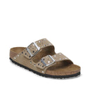 BIRKENSTOCK ARIZONA RIVET BORDER TAUPE