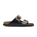 BIRKENSTOCK ARIZONA DROPLET BUCKLE HIGH-SHINE BLACK