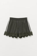 Lace Trim Sport Shorts