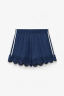 Lace Trim Sport Shorts