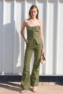 Panel Flare Trousers