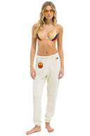 SUNSET PATCH SWEATPANTS - VINTAGE WHITE