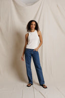 blondie high neck bright ivory