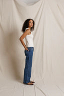 blondie high neck bright ivory