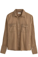 Sand classic gauze shirt
