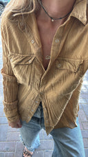Sand classic gauze shirt