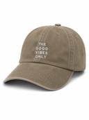 Good vibes cap