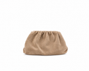 Suede Chain Clutch